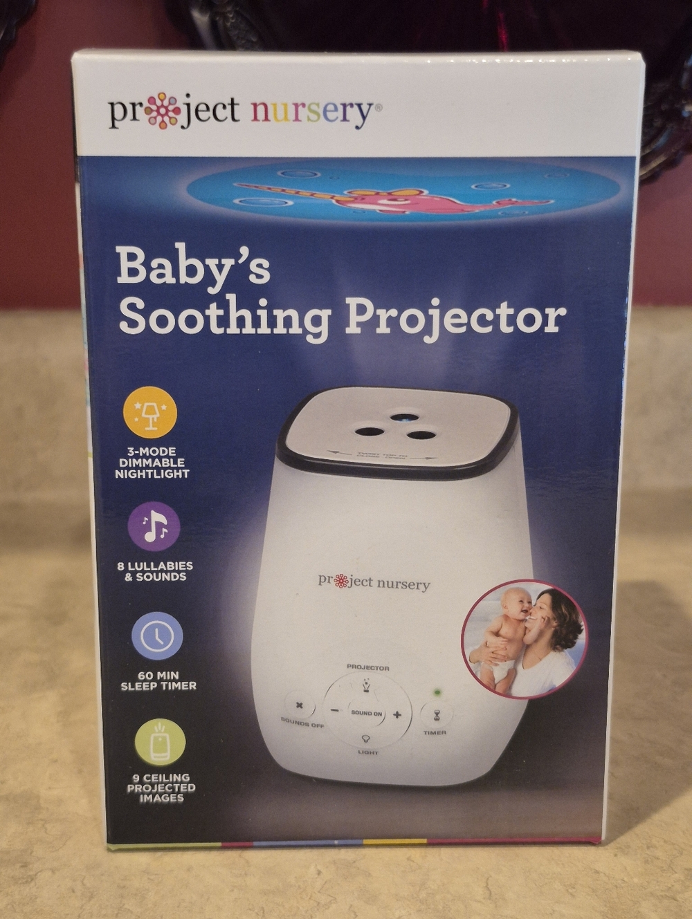 Project Nursery Baby's Soothing Projector - White